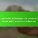 De Ongeschreven Honkbalregels Voor Het Respecteren Van Het Spel Tijdens Regenonderbrekingen