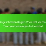 De Ongeschreven Regels Voor Het Vieren Van Teamoverwinningen In Honkbal