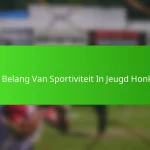 Het Belang Van Sportiviteit In Jeugd Honkbal