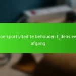 Hoe sportiviteit te behouden tijdens een afgang